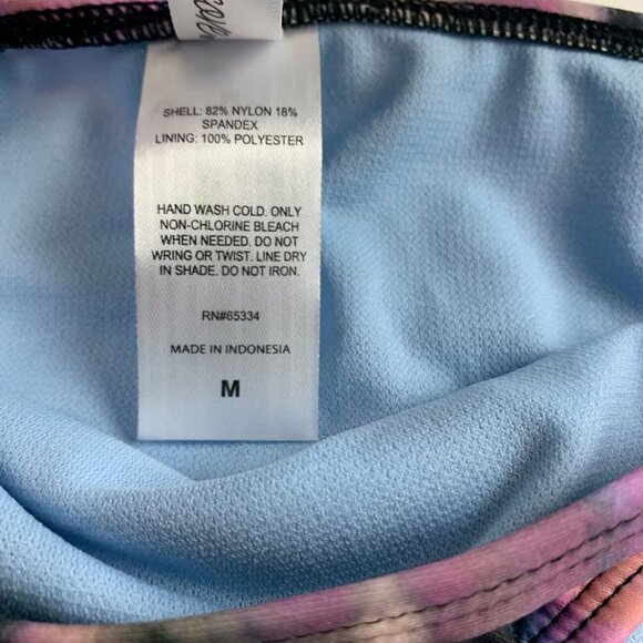 Salt + Cove Juniors Multicolor Tie Dye Hipster Swimsuit Bikini Bottom Size M NWT - Picture 3 of 7